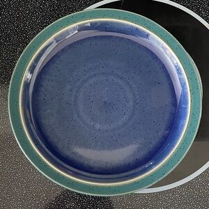 Denby harlequin Blue and Green salad Plate